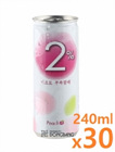 캔)2%부족할때 복숭아   /240ml*30