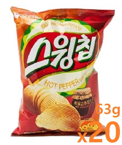 스윙칩 볶음고추장맛(63g*20)오리온1500