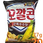 과자] 꼬깔콘군옥수수77g*12