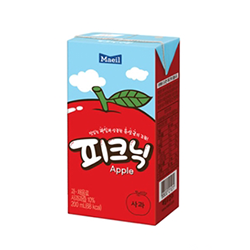 팩)피크닉사과200ml