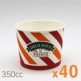종이용기] 350cc*40ea 종이컵