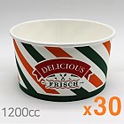 종이용기1200cc*30ea***뽀글컵