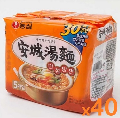 봉지)안성탕면 멀티*40/농심