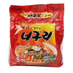 봉지)너구리 매운맛 멀티*40/농심