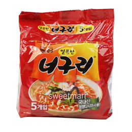봉지)너구리 매운맛 멀티*40/농심