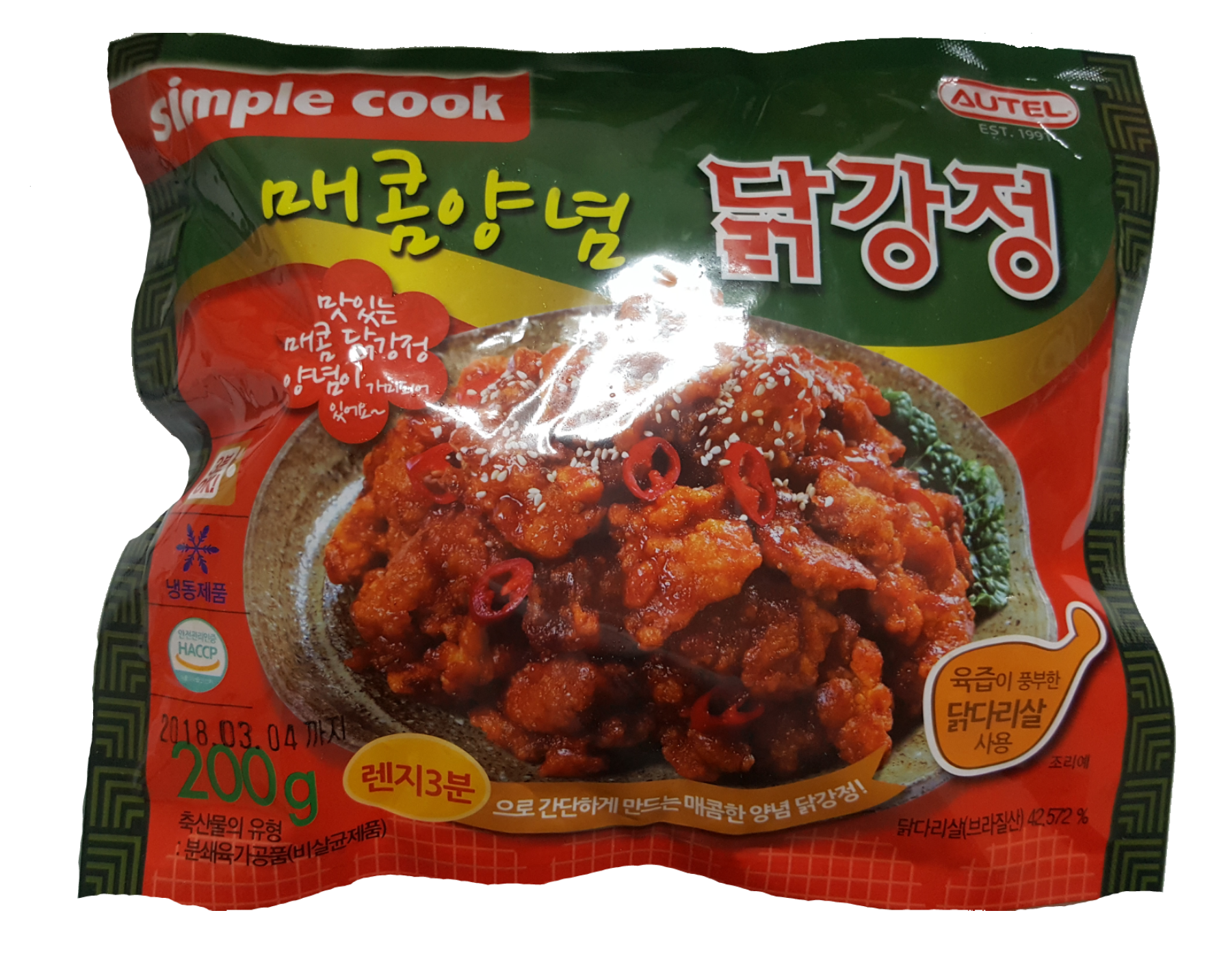 냉동)한쿡매콤양념 치킨*5ea