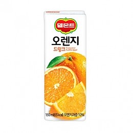 팩)델몬트 오렌지팩190ml*24(롯데)