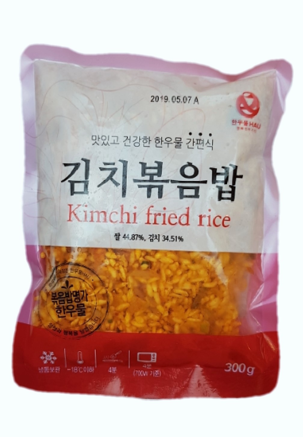 냉동}김치볶음밥300g/한우물*5ea