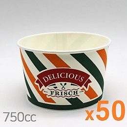 종이용기)750CC(650CC) 종이컵 ***50ea