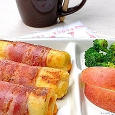 추천메뉴) 식빵베이컨말이