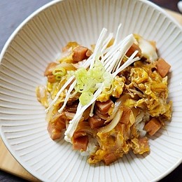 추천메뉴) 스팸계란덮밥