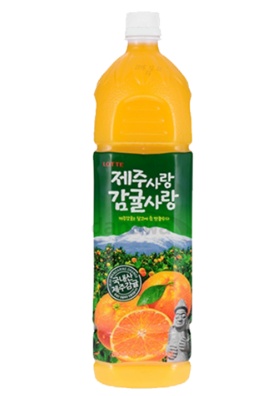 펫트)제주사랑감귤사랑1500ml/롯데음료