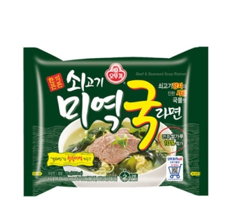 봉지)쇠고기미역국라면/ 32