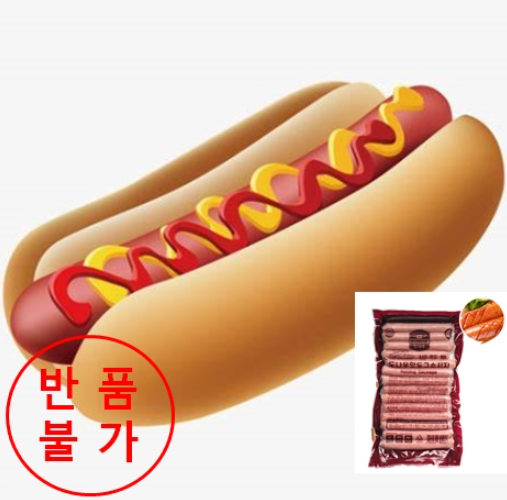 냉동) 핫도그소시지 도나우/60g*25ea