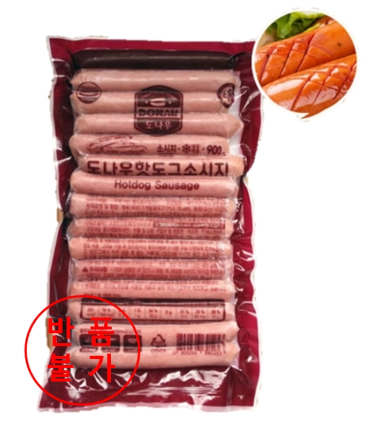 냉동) 핫도그소시지 도나우/60g*25ea