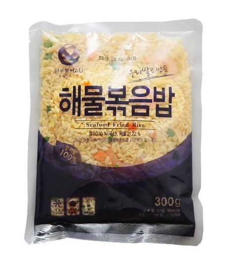 냉동)해물볶음밥/한우물*5ea