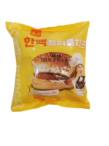 냉동) 한맥트리플치즈버거155g*1