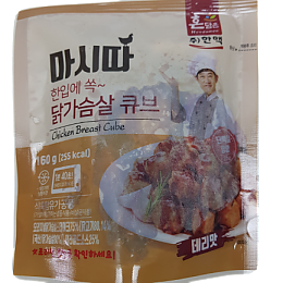 냉동) 마시따 닭가슴살 큐브 (데리맛)*5
