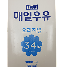 매일우유 오리지널 멸균*6