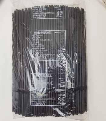 빨대] 32온스컵 검정빨대*1 (7*25)