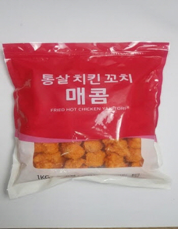 냉동] 통살 치킨 꼬치 매콤 1kg