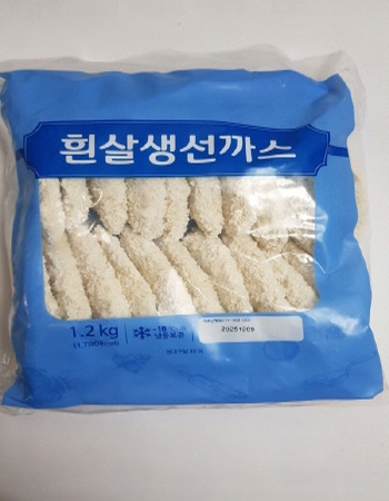 냉동] 흰살 생선까스 1.2g(60g*20개)