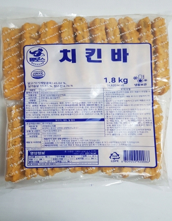 냉동] 맘모스 치킨바1.8kg*20